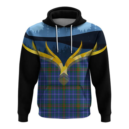 Printivon Edmonstone Clan Night Of Deer Hoodie