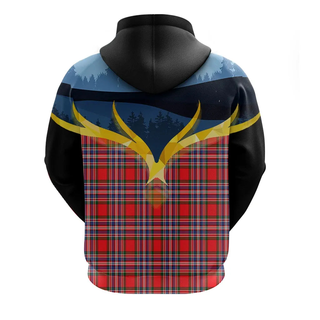 Printivon Macfarlane Modern Clan Night Of Deer Hoodie