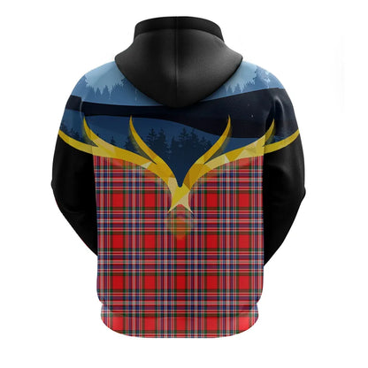 Printivon Macfarlane Modern Clan Night Of Deer Hoodie