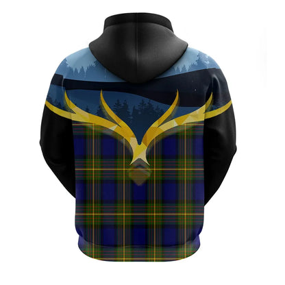 Printivon Muir Clan Night Of Deer Hoodie