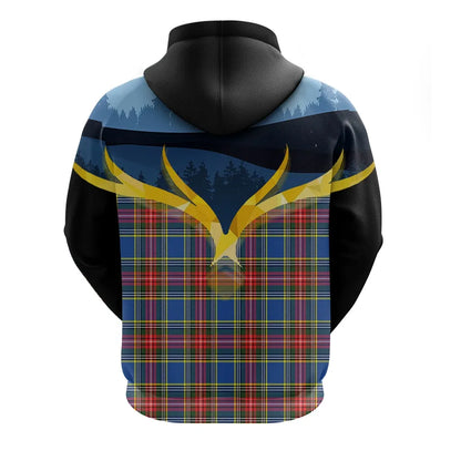 Printivon Bethune Clan Night Of Deer Hoodie