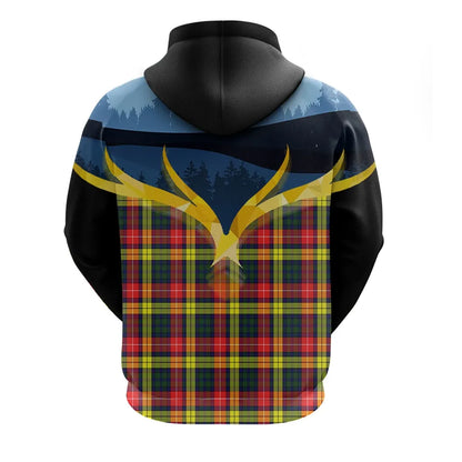 Printivon Buchanan Modern Clan Night Of Deer Hoodie