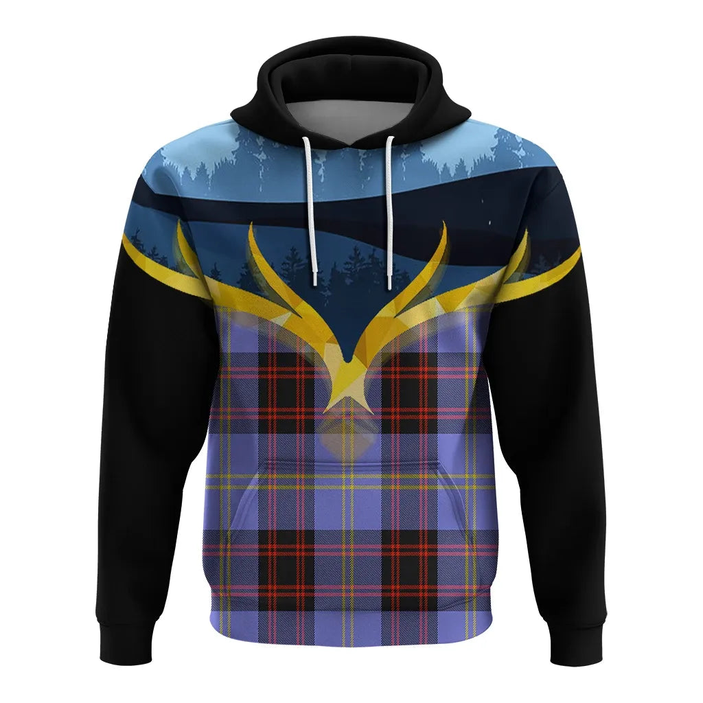 Printivon Rutherford Clan Night Of Deer Hoodie