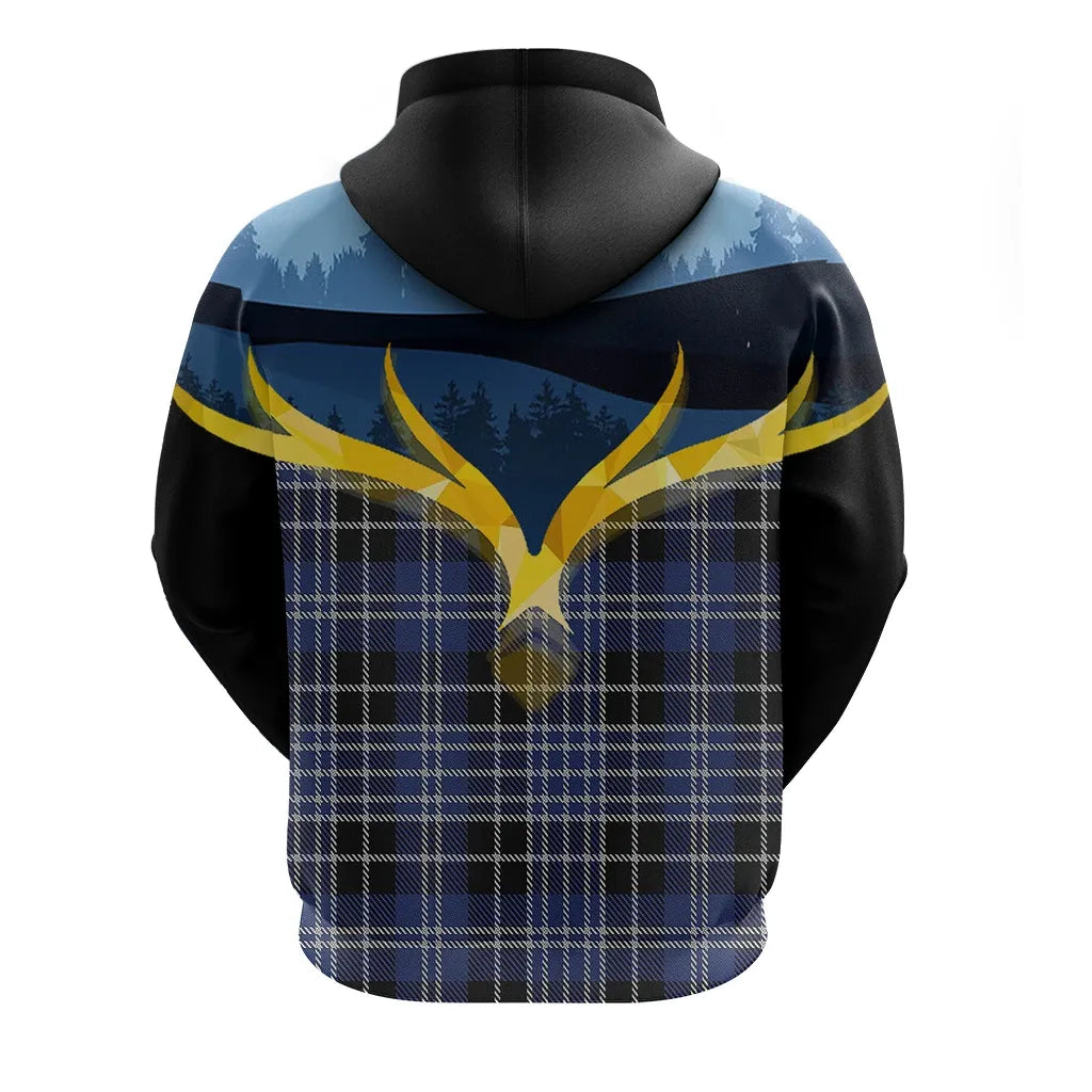 Printivon Clark Clan Night Of Deer Hoodie