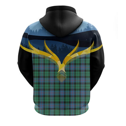 Printivon Morrison Ancient Clan Night Of Deer Hoodie