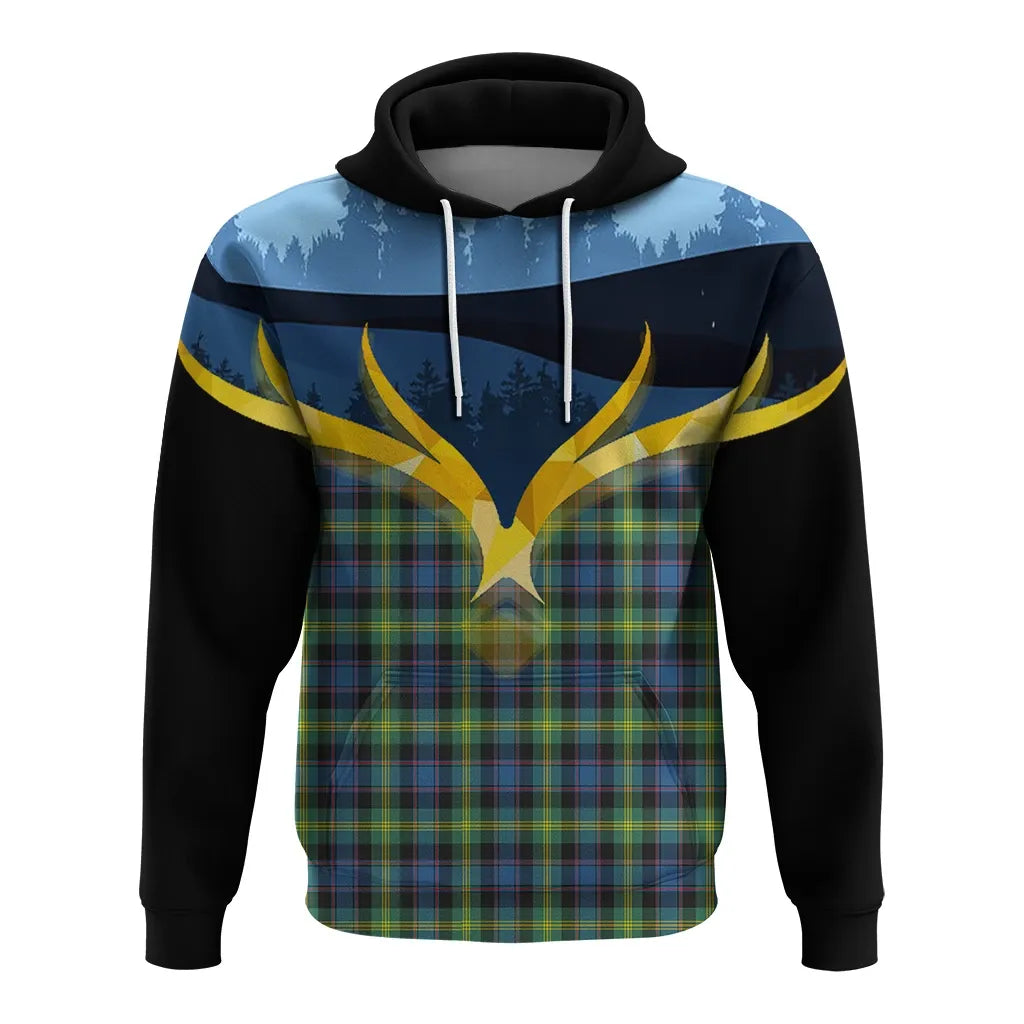 Printivon Watson Ancient Clan Night Of Deer Hoodie