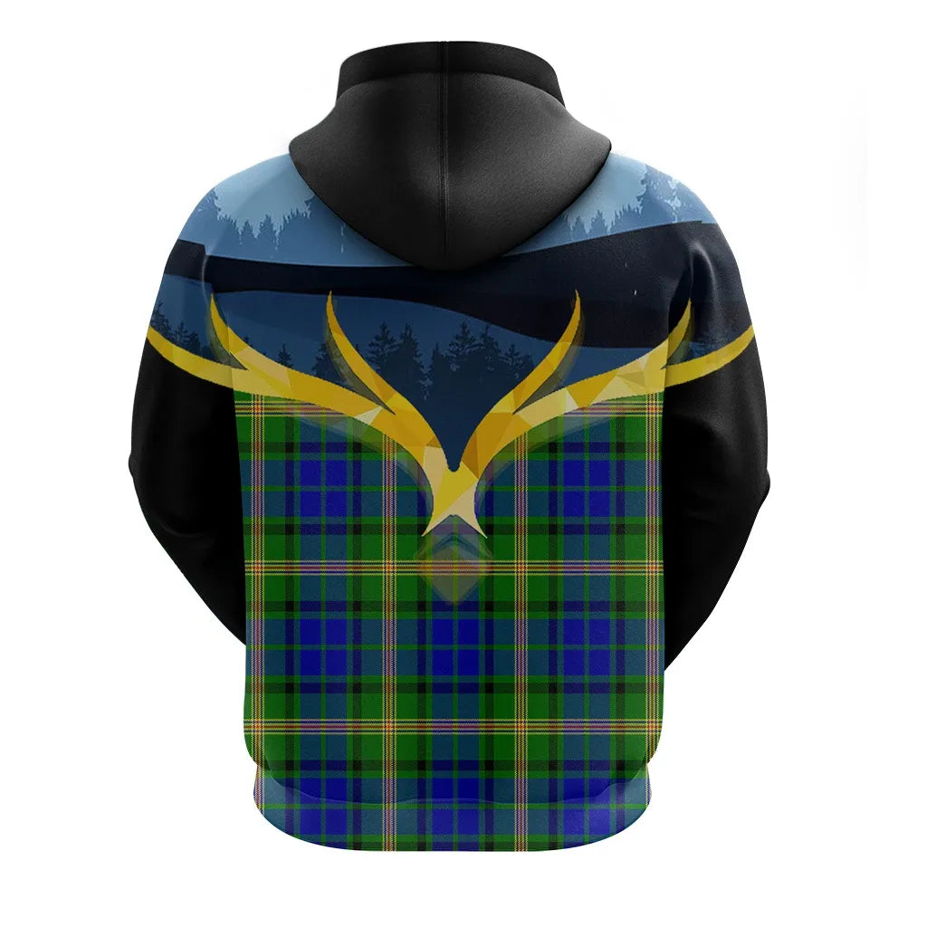 Printivon Maitland Clan Night Of Deer Hoodie