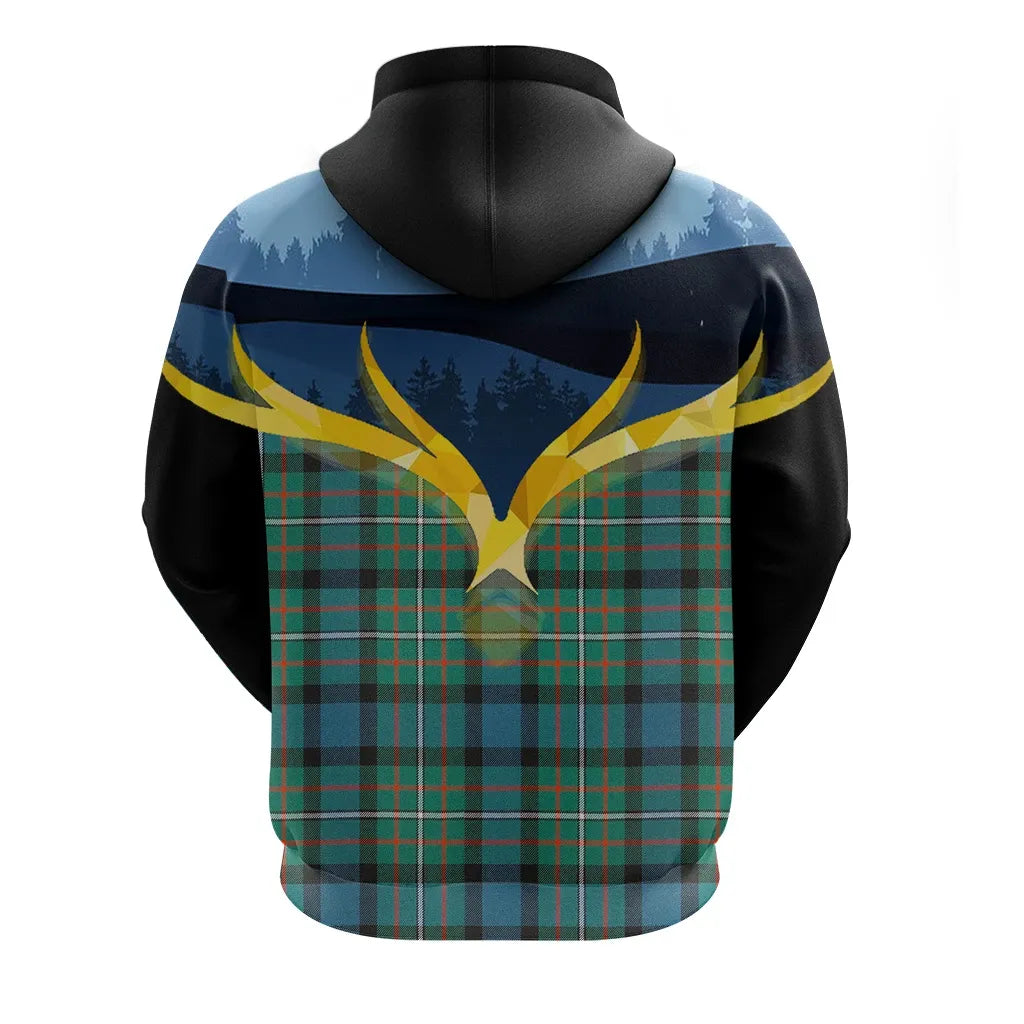 Printivon Ferguson Ancient Clan Night Of Deer Hoodie