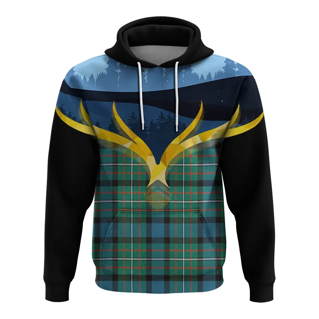 Printivon Ferguson Ancient Clan Night Of Deer Hoodie