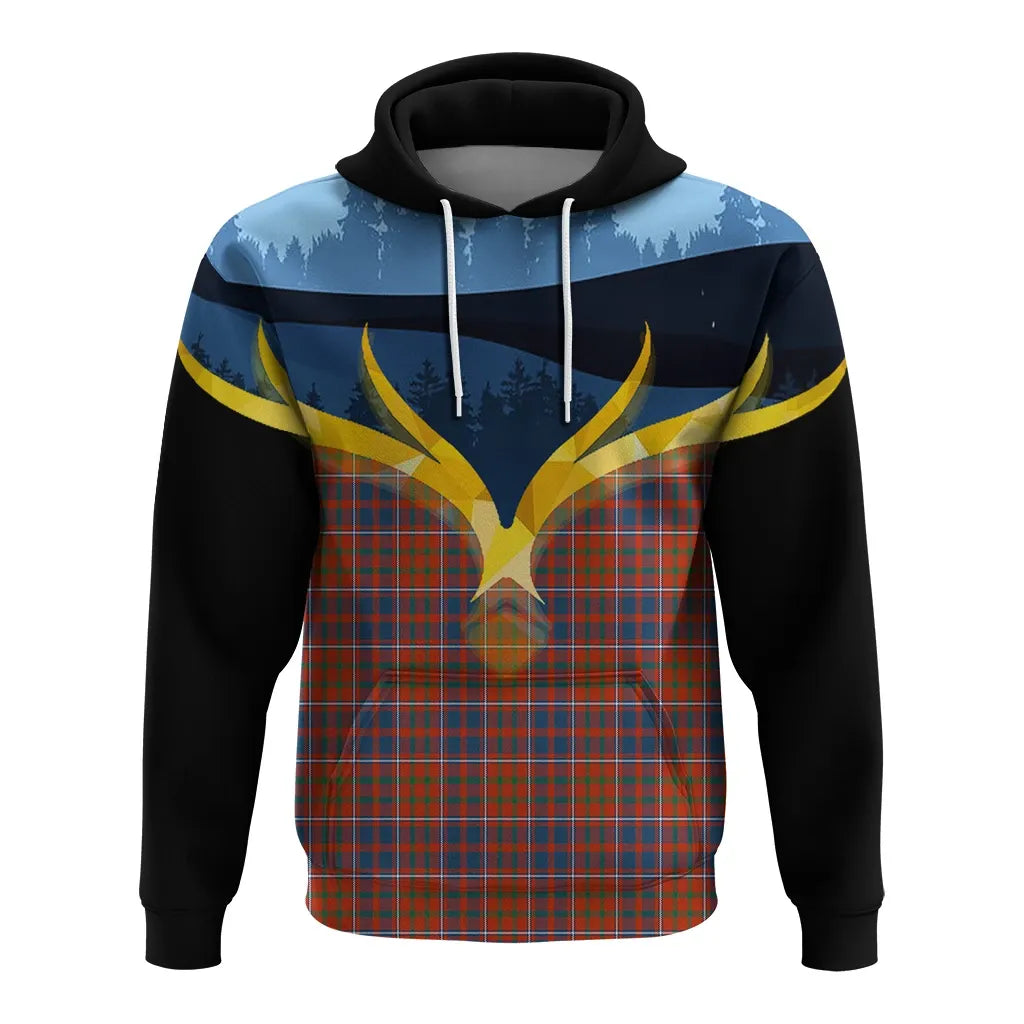 Printivon Cameron Of Lochiel Ancient Clan Night Of Deer Hoodie
