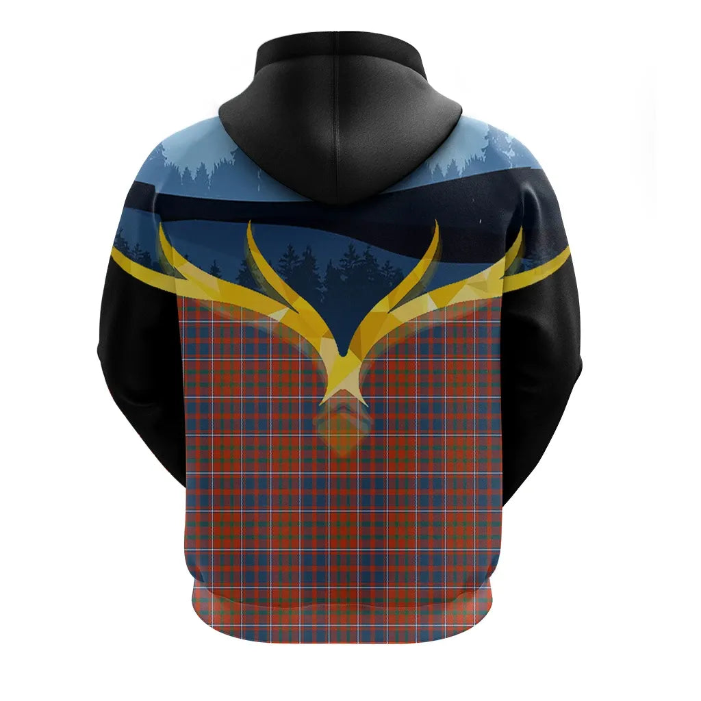 Printivon Cameron Of Lochiel Ancient Clan Night Of Deer Hoodie