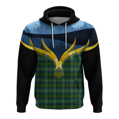 Printivon Cranstoun Clan Night Of Deer Hoodie