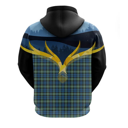 Printivon Lamont Ancient Clan Night Of Deer Hoodie