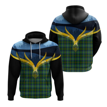 Printivon Cranstoun Clan Night Of Deer Hoodie