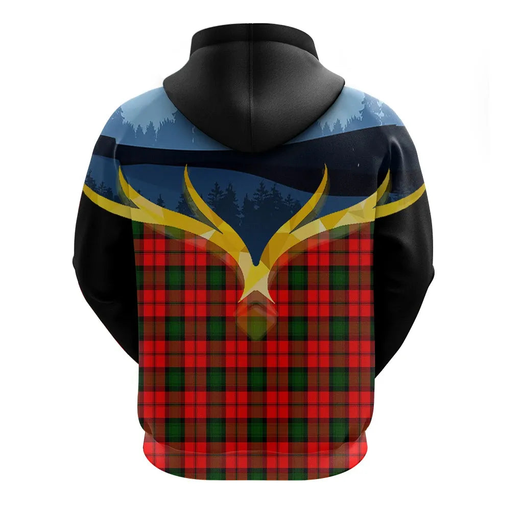 Printivon Kerr Modern Clan Night Of Deer Hoodie