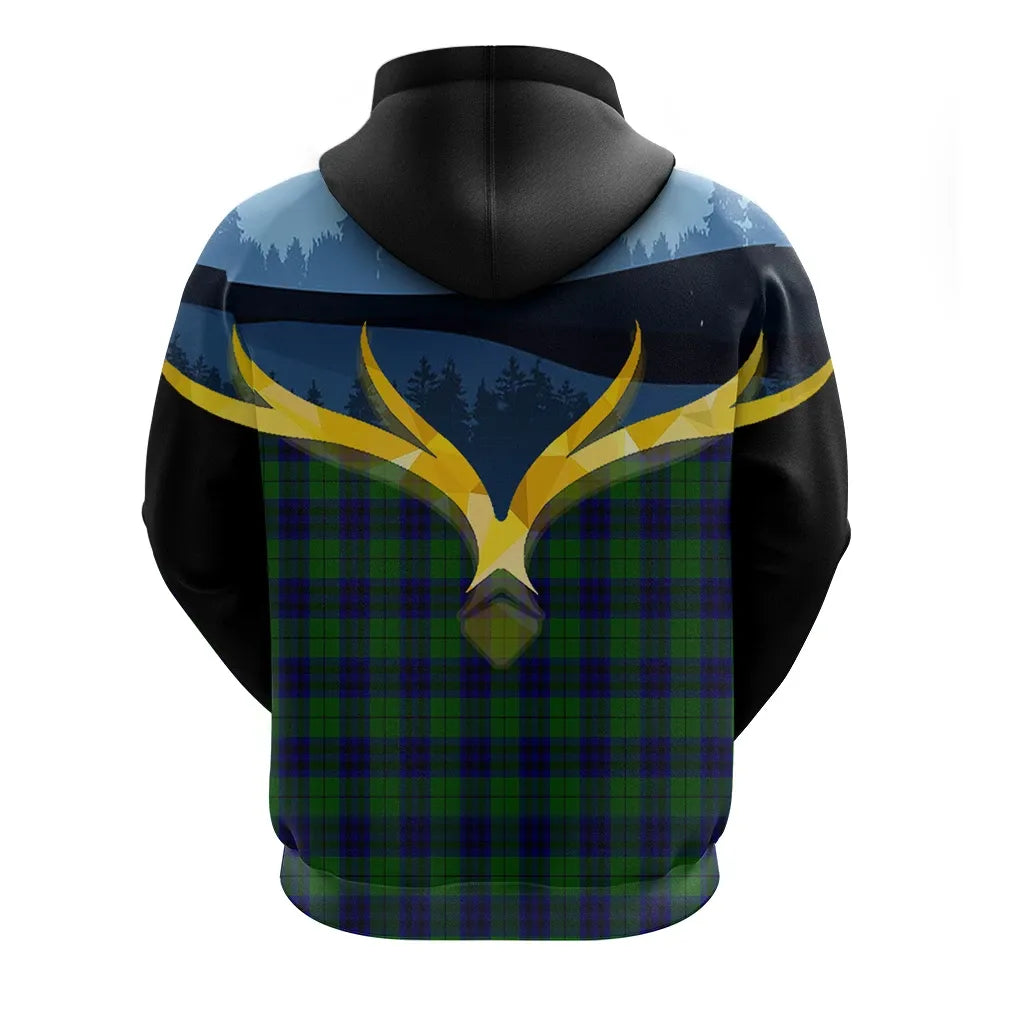 Printivon Keith Modern Clan Night Of Deer Hoodie