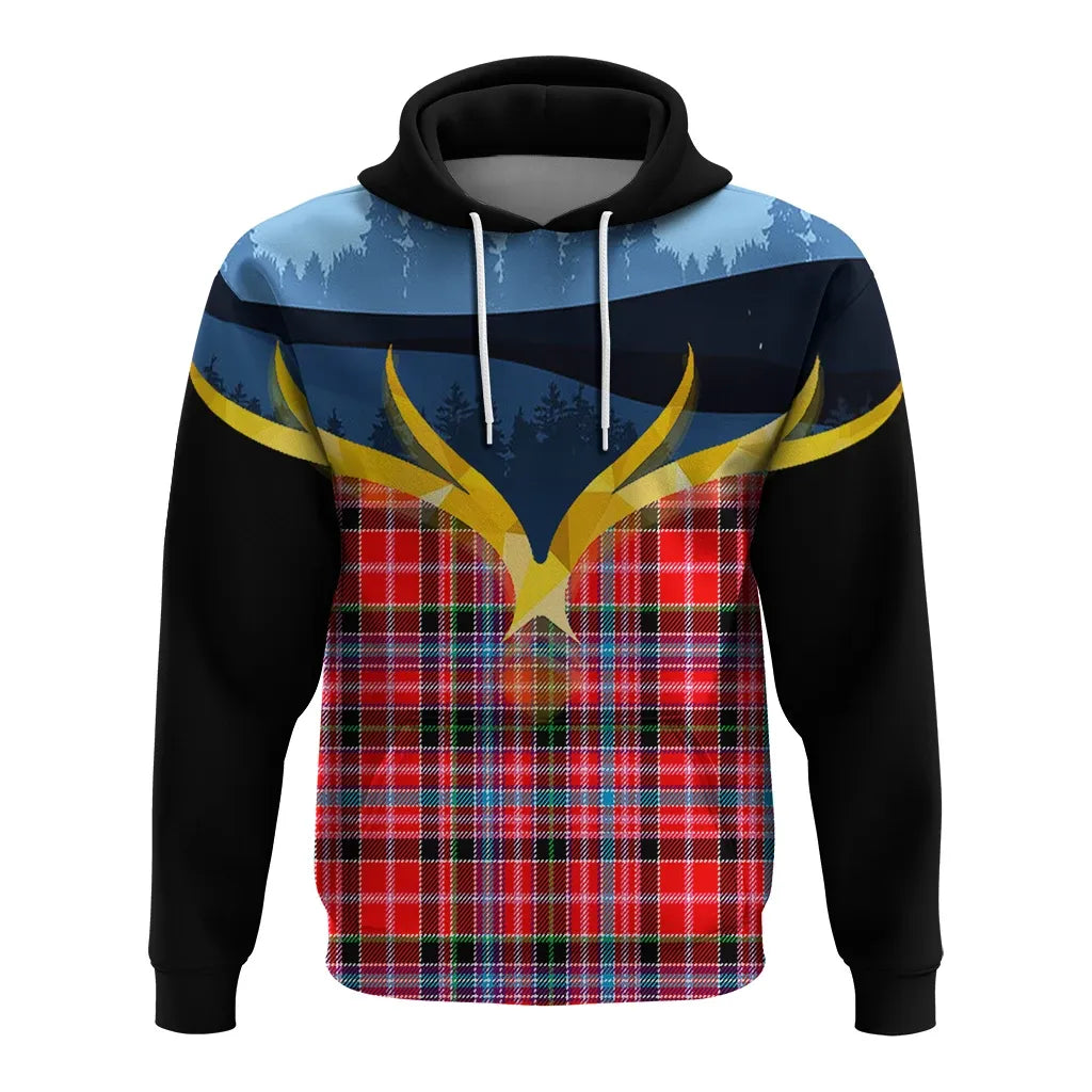 Printivon Straiton Clan Night Of Deer Hoodie