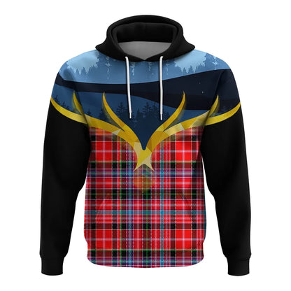 Printivon Straiton Clan Night Of Deer Hoodie