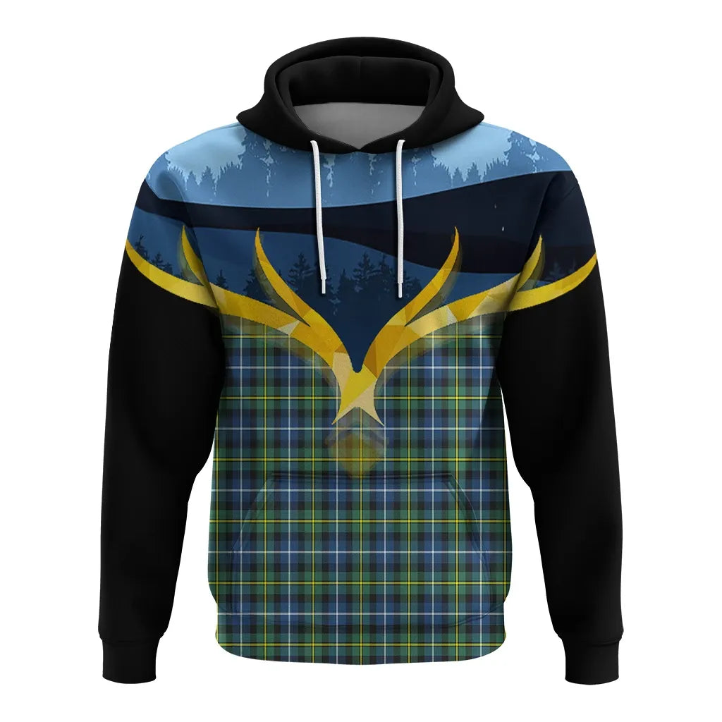 Printivon Macneil Of Barra Ancient Clan Night Of Deer Hoodie