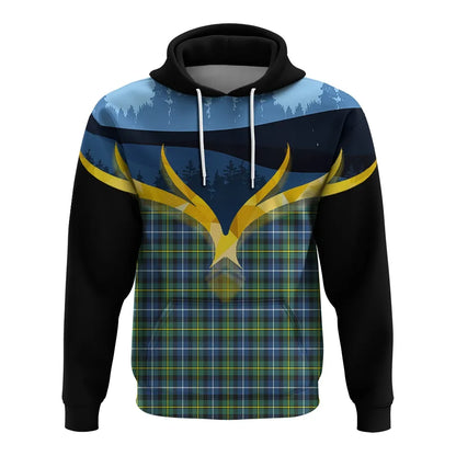 Printivon Macneil Of Barra Ancient Clan Night Of Deer Hoodie