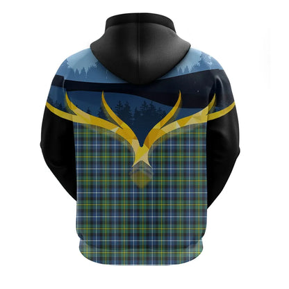 Printivon Macneil Of Barra Ancient Clan Night Of Deer Hoodie