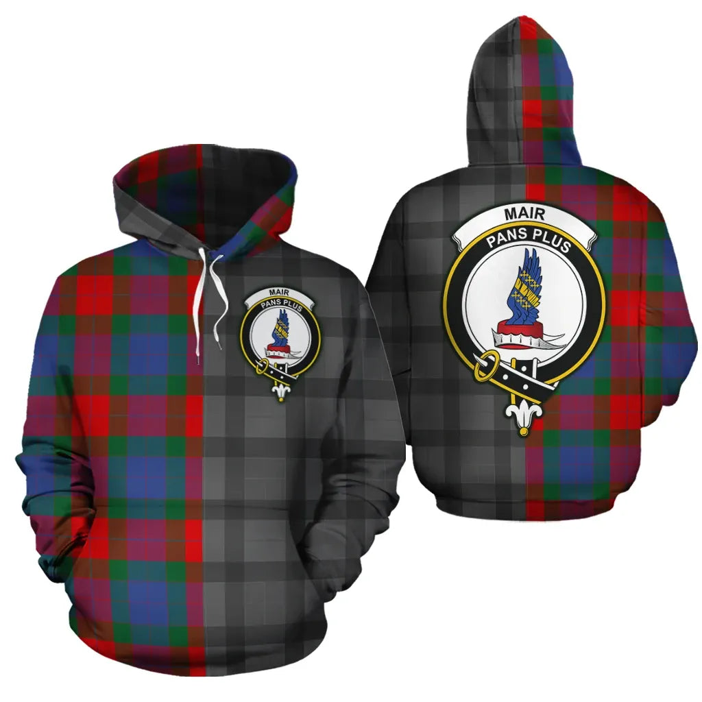 Printivon Mar Clan Half Of Me New Version Crest Tartan Hoodie