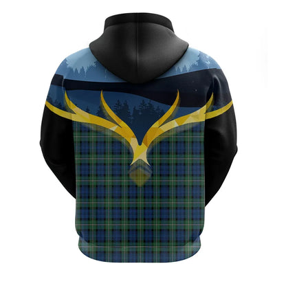 Printivon Forbes Ancient Clan Night Of Deer Hoodie
