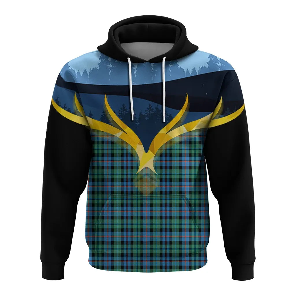 Printivon Campbell Of Cawdor Ancient Clan Night Of Deer Hoodie