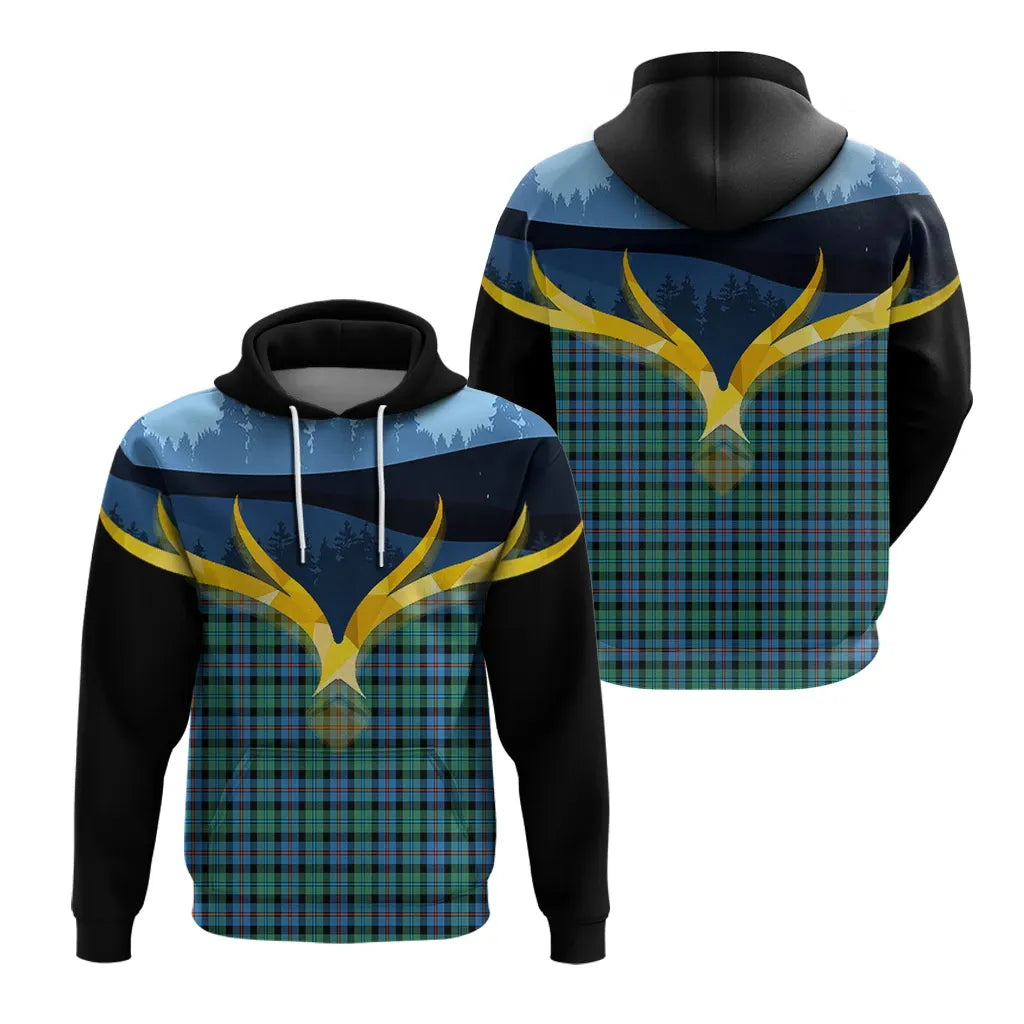 Printivon Campbell Of Cawdor Ancient Clan Night Of Deer Hoodie