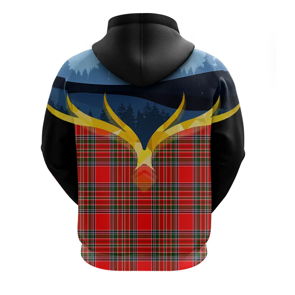 Printivon Binning Clan Night Of Deer Hoodie