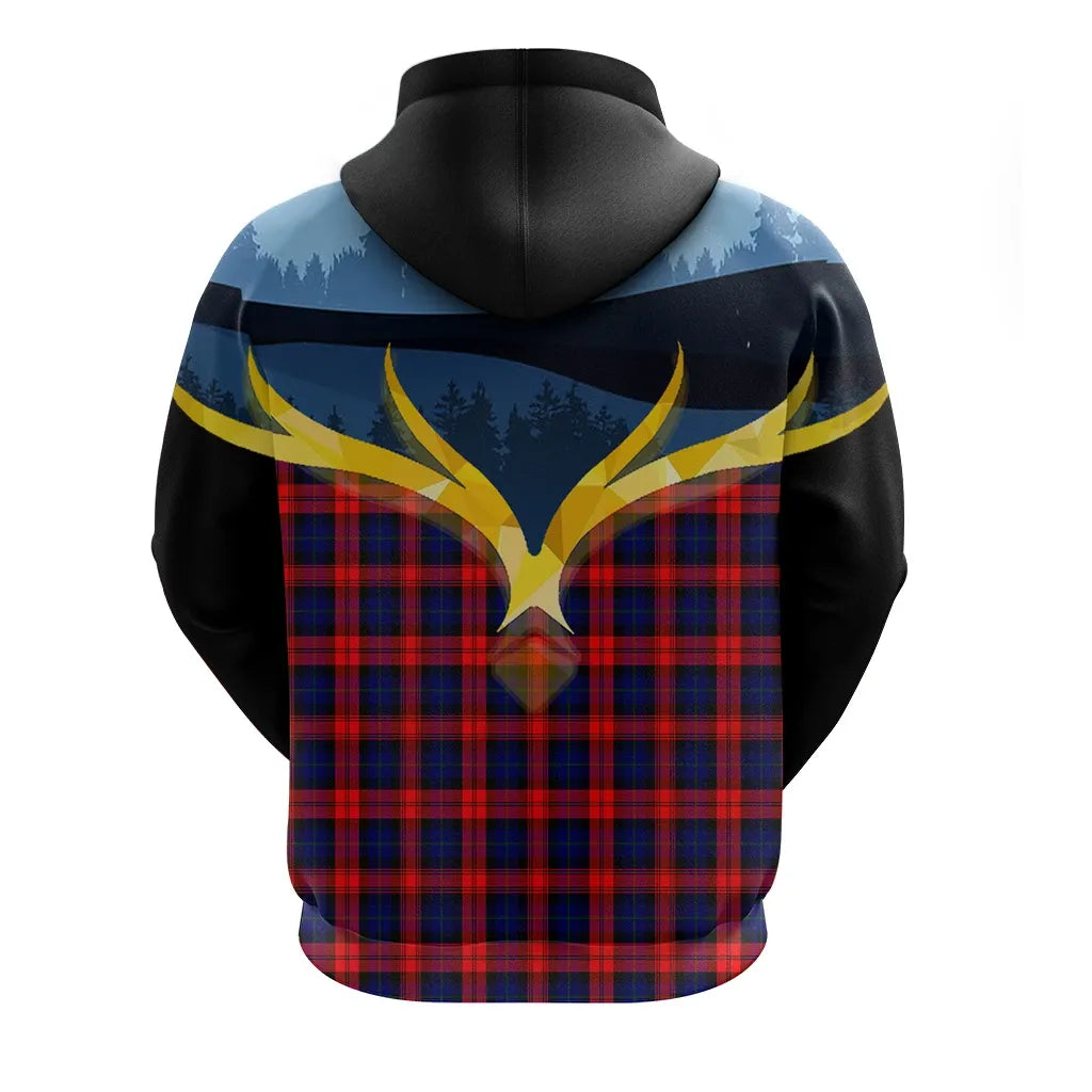 Printivon Maclachlan Modern Clan Night Of Deer Hoodie