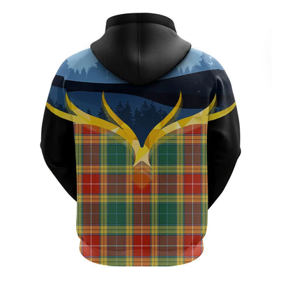 Printivon Buchanan Old Sett Clan Night Of Deer Hoodie