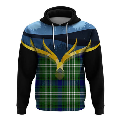 Printivon Haliburton Clan Night Of Deer Hoodie