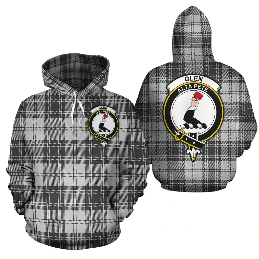 Printivon Glen Clan Half Of Me New Version Crest Tartan Hoodie