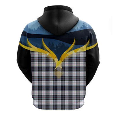 Printivon Macrae Dress Modern Clan Night Of Deer Hoodie