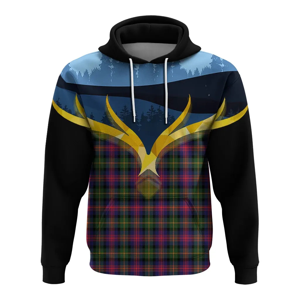Printivon Logan Modern Clan Night Of Deer Hoodie