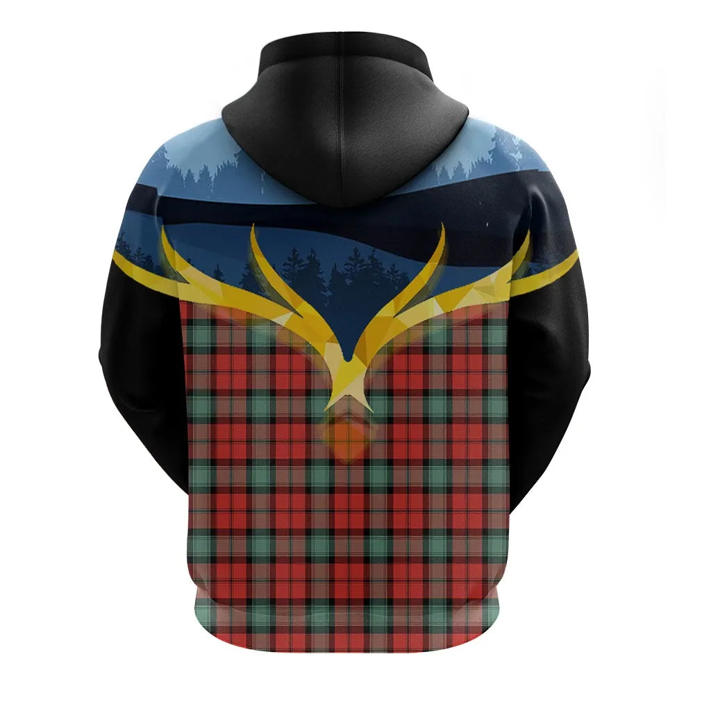 Printivon Kerr Ancient Clan Night Of Deer Hoodie