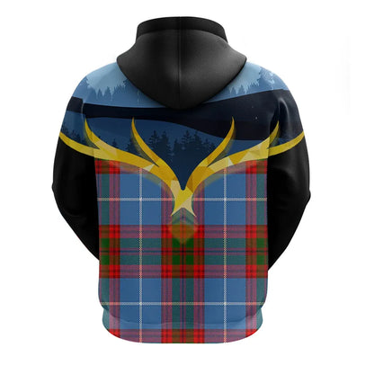 Printivon Crichton Clan Night Of Deer Hoodie