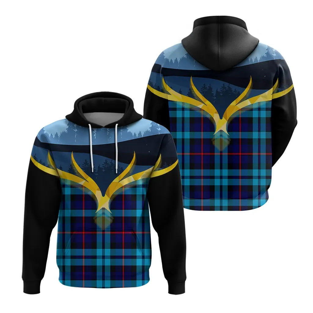 Printivon Maccorquodale Clan Night Of Deer Hoodie