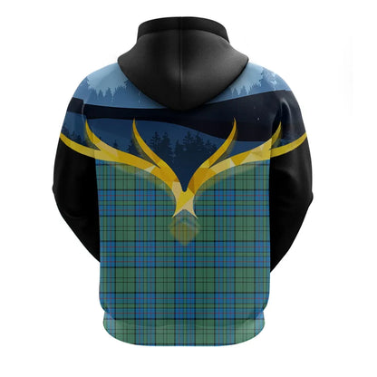 Printivon Lockhart Clan Night Of Deer Hoodie