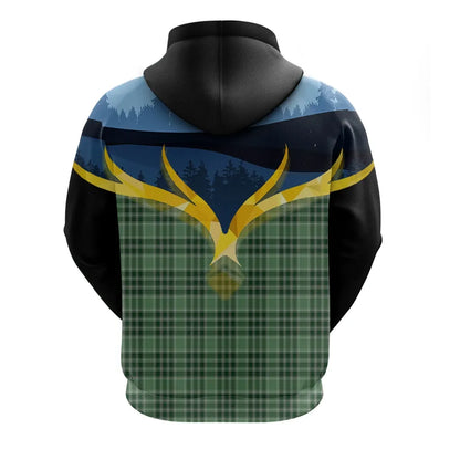 Printivon Macdonald Lord Of The Isles Hunting Clan Night Of Deer Hoodie
