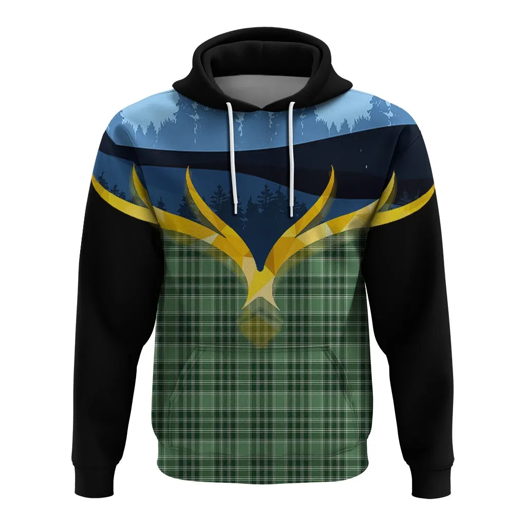 Printivon Macdonald Lord Of The Isles Hunting Clan Night Of Deer Hoodie