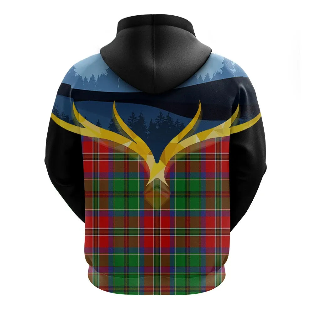 Printivon Macculloch Clan Night Of Deer Hoodie
