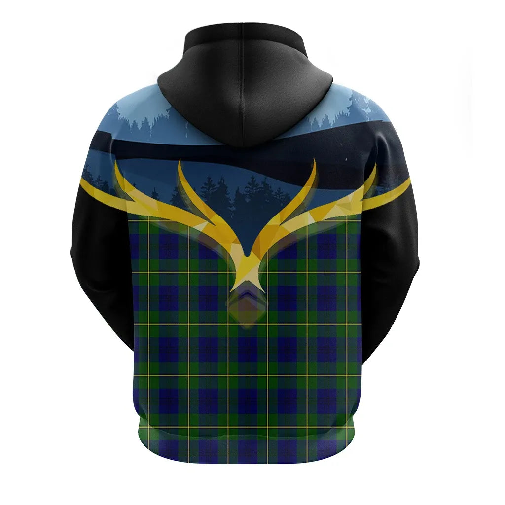 Printivon Johnston Modern Clan Night Of Deer Hoodie