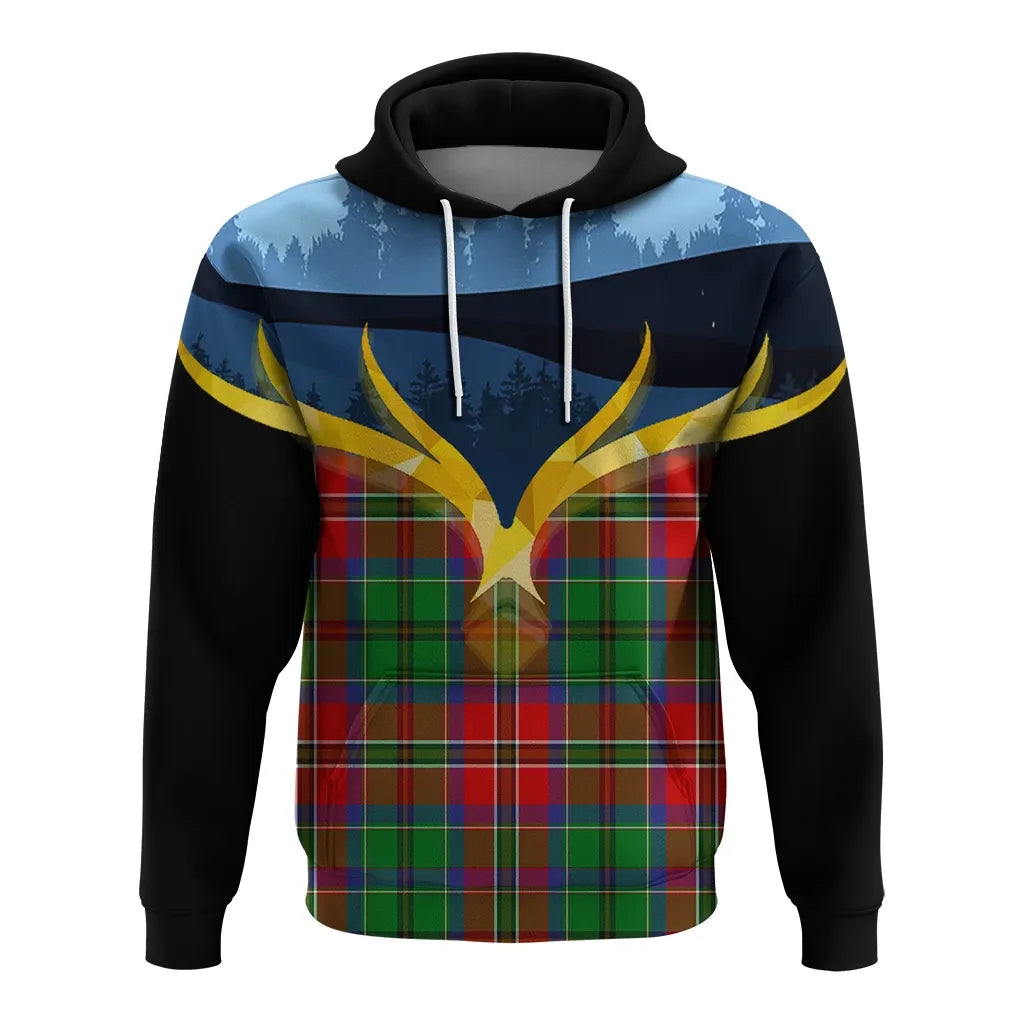 Printivon Macculloch Clan Night Of Deer Hoodie