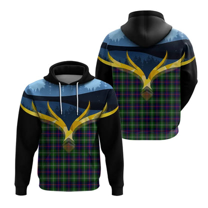Printivon Sutherland Modern Clan Night Of Deer Hoodie
