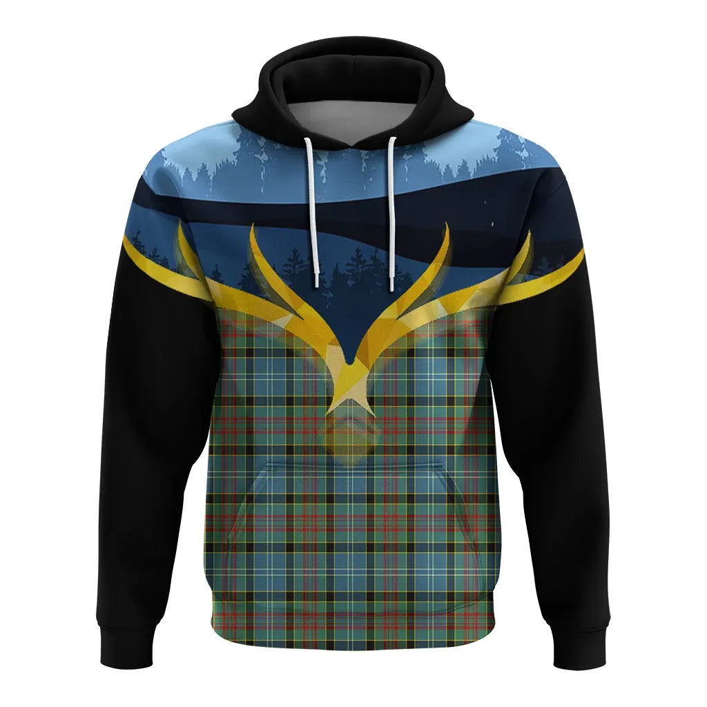Printivon Paisley Clan Night Of Deer Hoodie