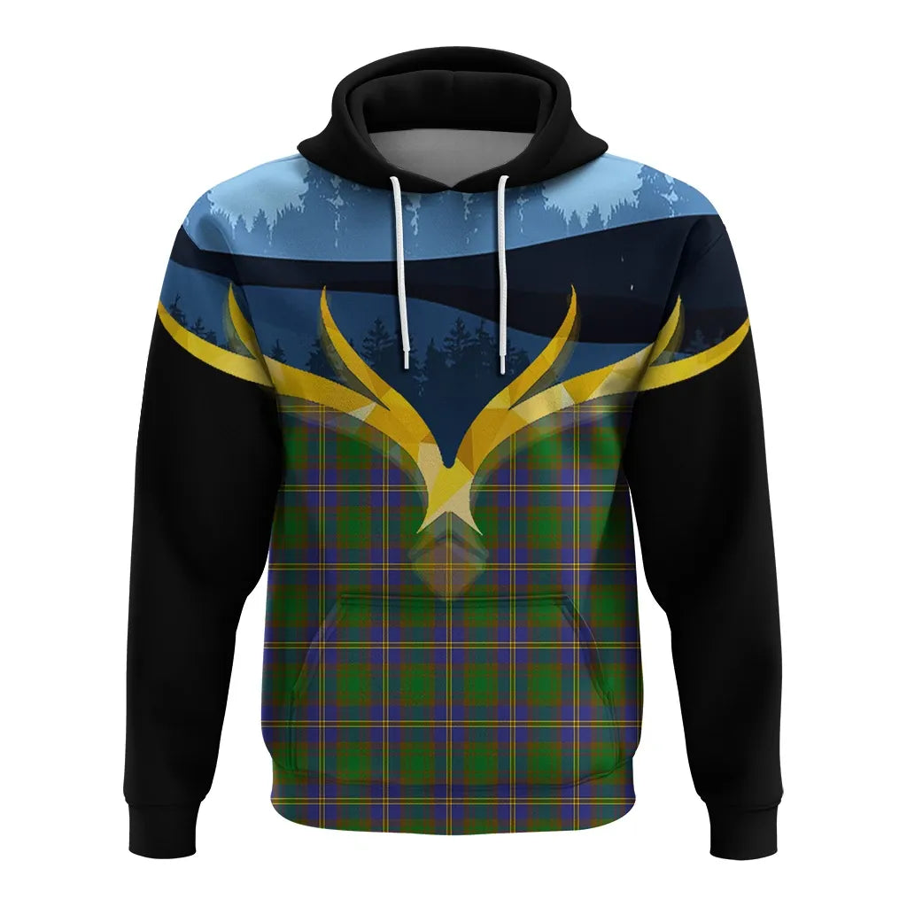 Printivon Strange Of Balkaskie Clan Night Of Deer Hoodie