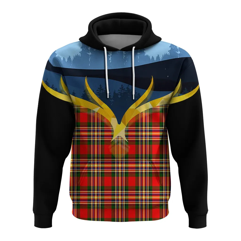 Printivon Macgill Modern Clan Night Of Deer Hoodie