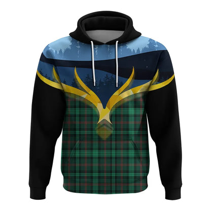 Printivon Ross Hunting Modern Clan Night Of Deer Hoodie